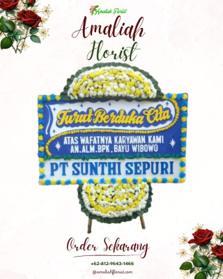 Papan Bunga Duka di Datuk Lima Puluh