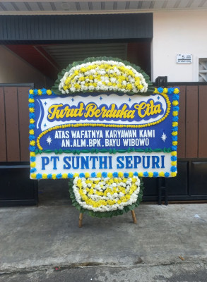 Papan Bunga Duka di Datuk Lima Puluh