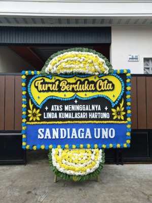 Papan Bunga Duka di Datuk Lima Puluh